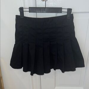 J. Galt Classic Black Pleated Skirt